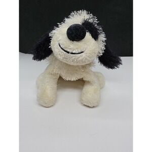 Ganz Webkinz Black White Cheeky Dog Plush Stuffed Animal Retired No Code HS192